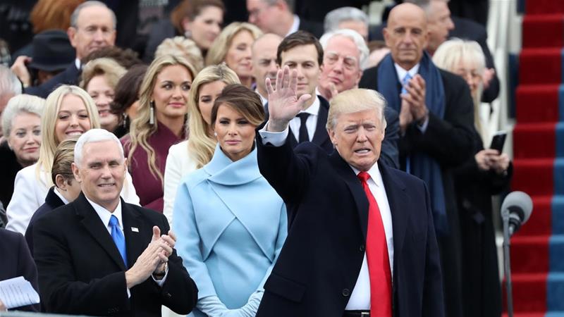 Donald Trump is sworn in as the 45th U.S. president
